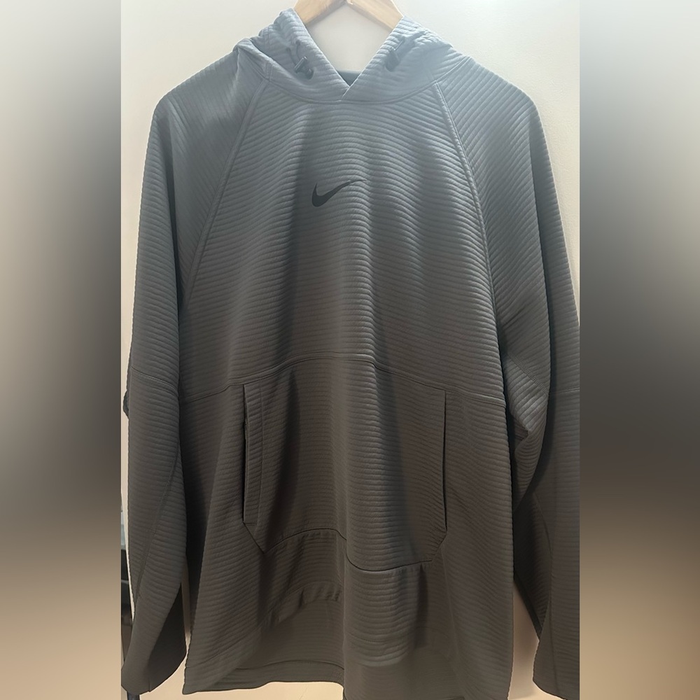 Nike Gray Hoodie with Modern Design